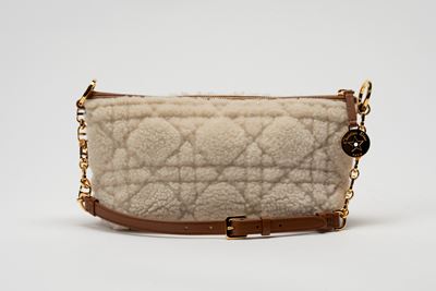 Borsa hobo Diorstar in montone e pelle