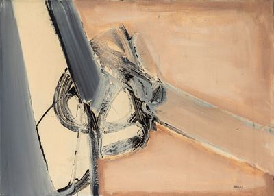 Senza titolo, olio su tela, 1962