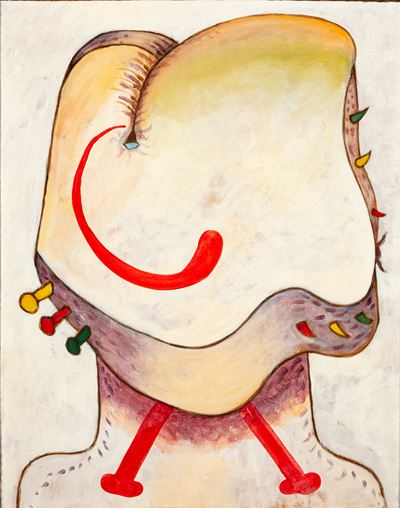 Jongleur - Olio su tavola, 1981