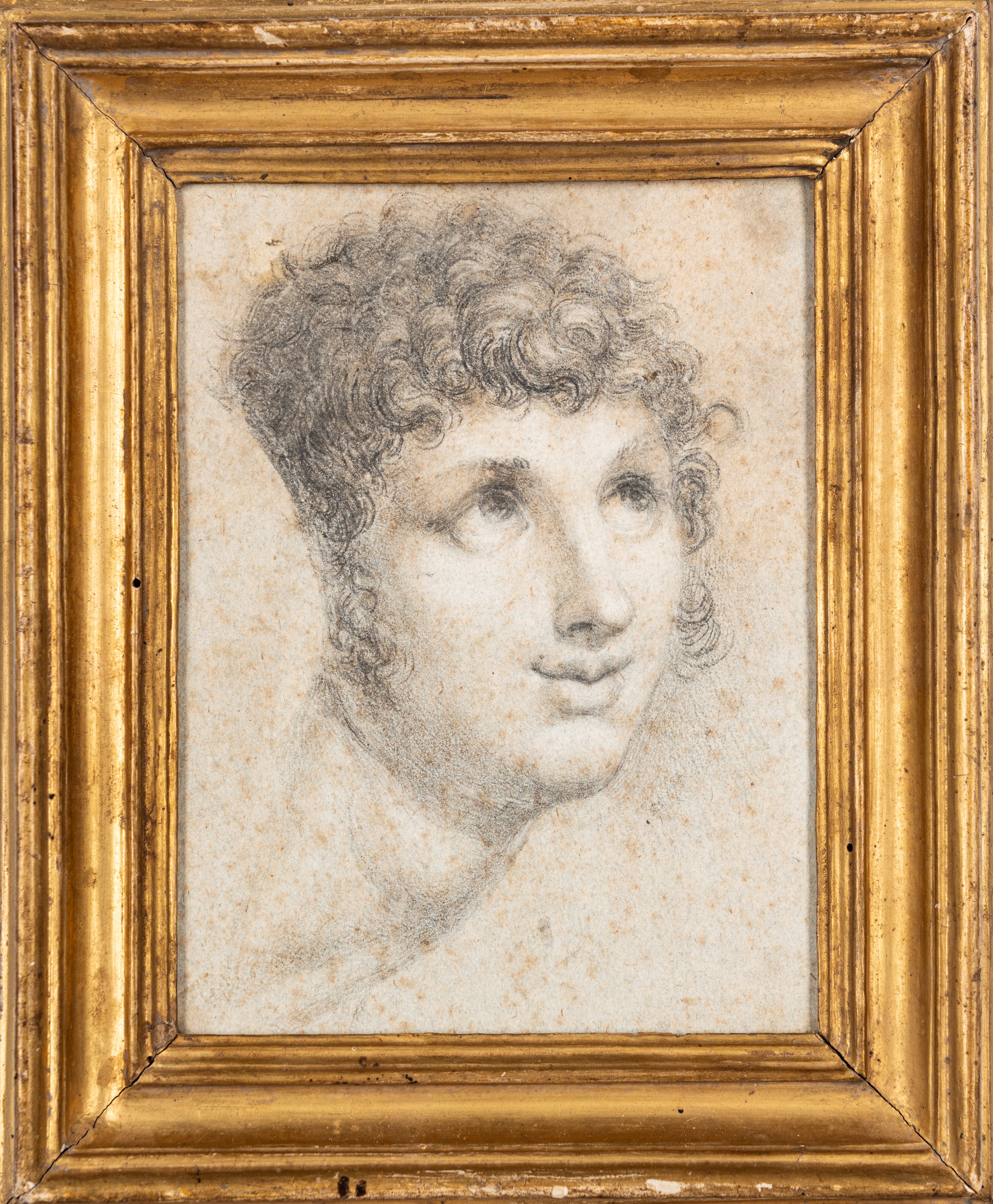 Scuola Neoclassica - Studio per Volto di Giovane