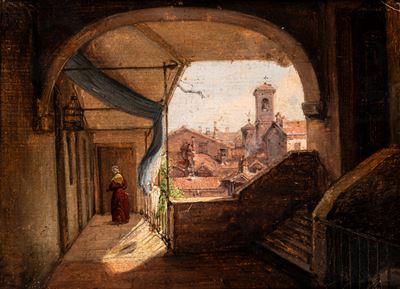 Scorcio con Figura Femminile