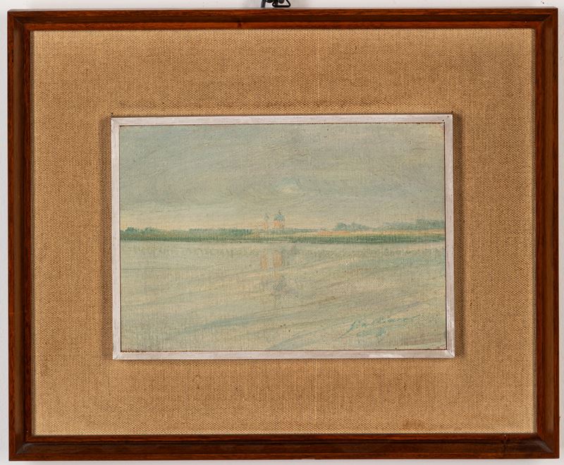 Sponda destra del Pò a Boretto