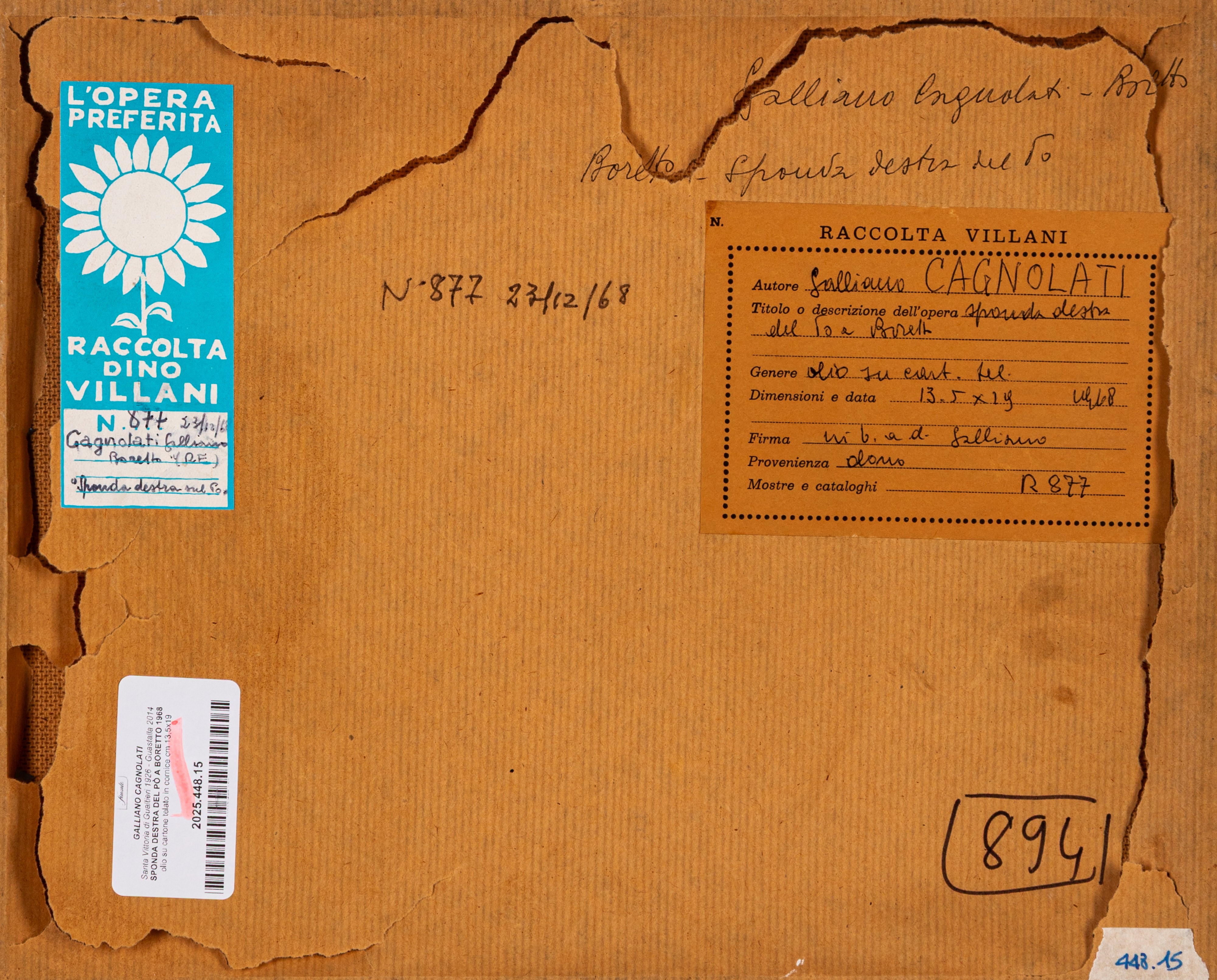 Sponda destra del Pò a Boretto