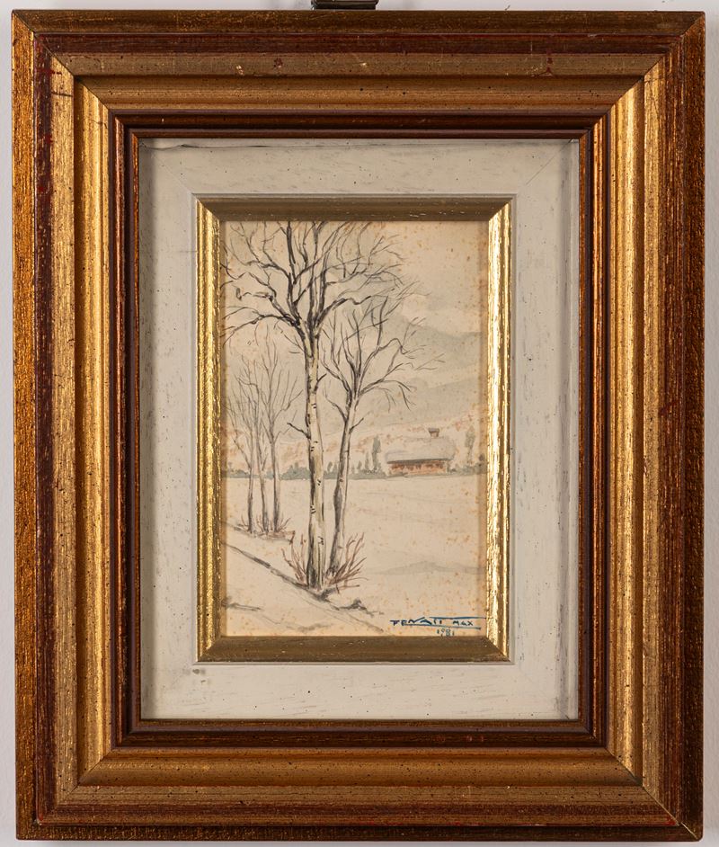 Nevicata sulla pianura padana