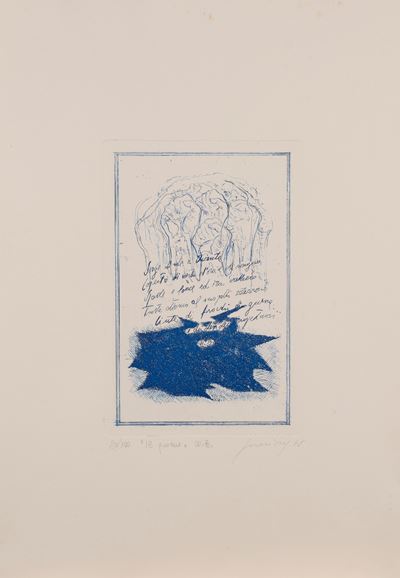 Il giorno, acquaforte acquatinta a colori, 1968
