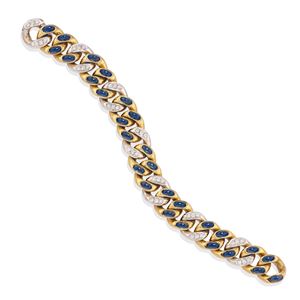 Bracelet with sapphires 