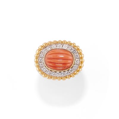 Anello con Corallo