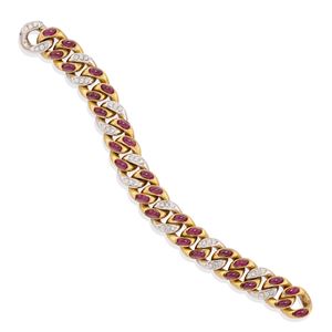 Bracelet with rubies