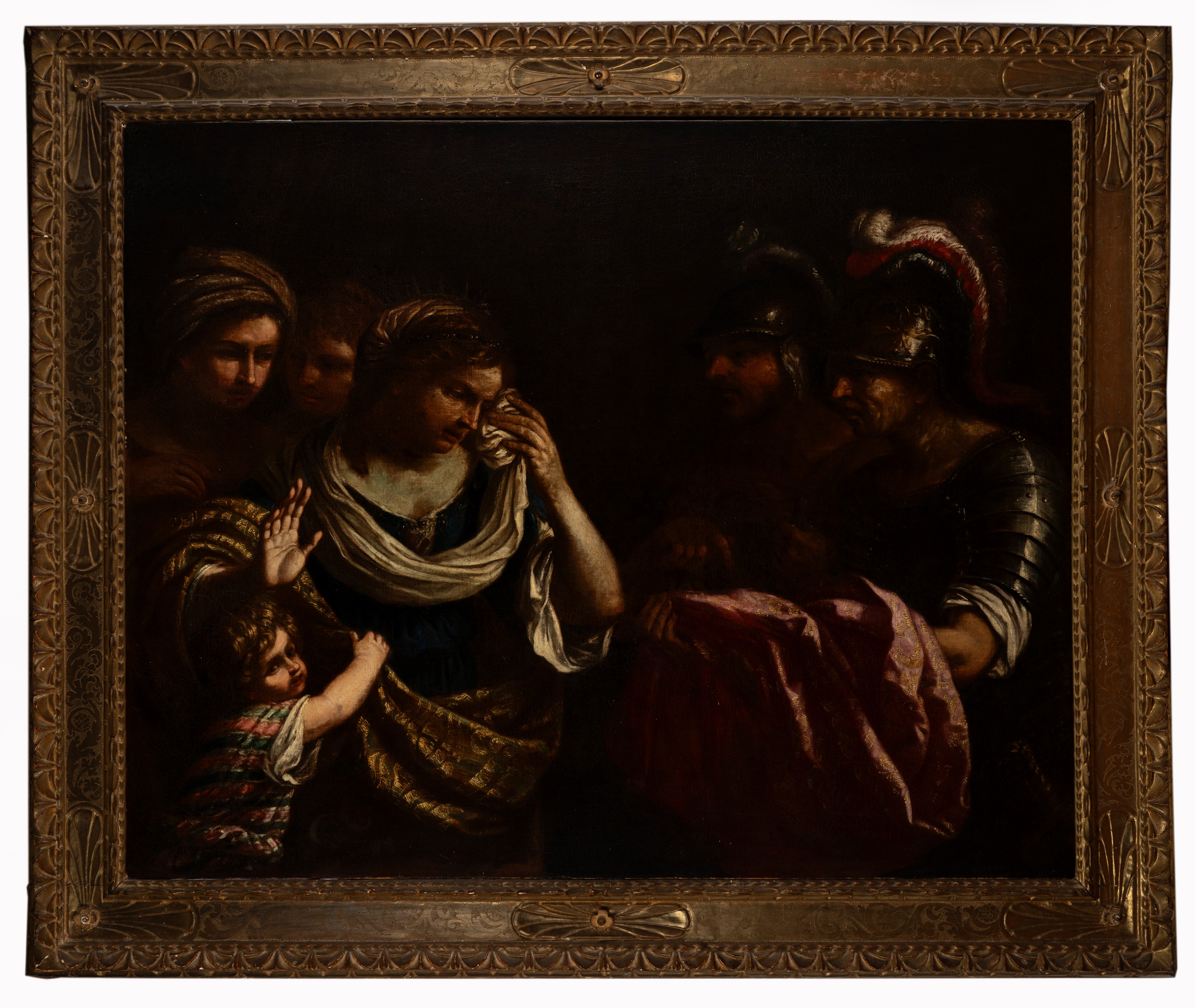 Giulia che riceve la veste insanguinata di Pompeo