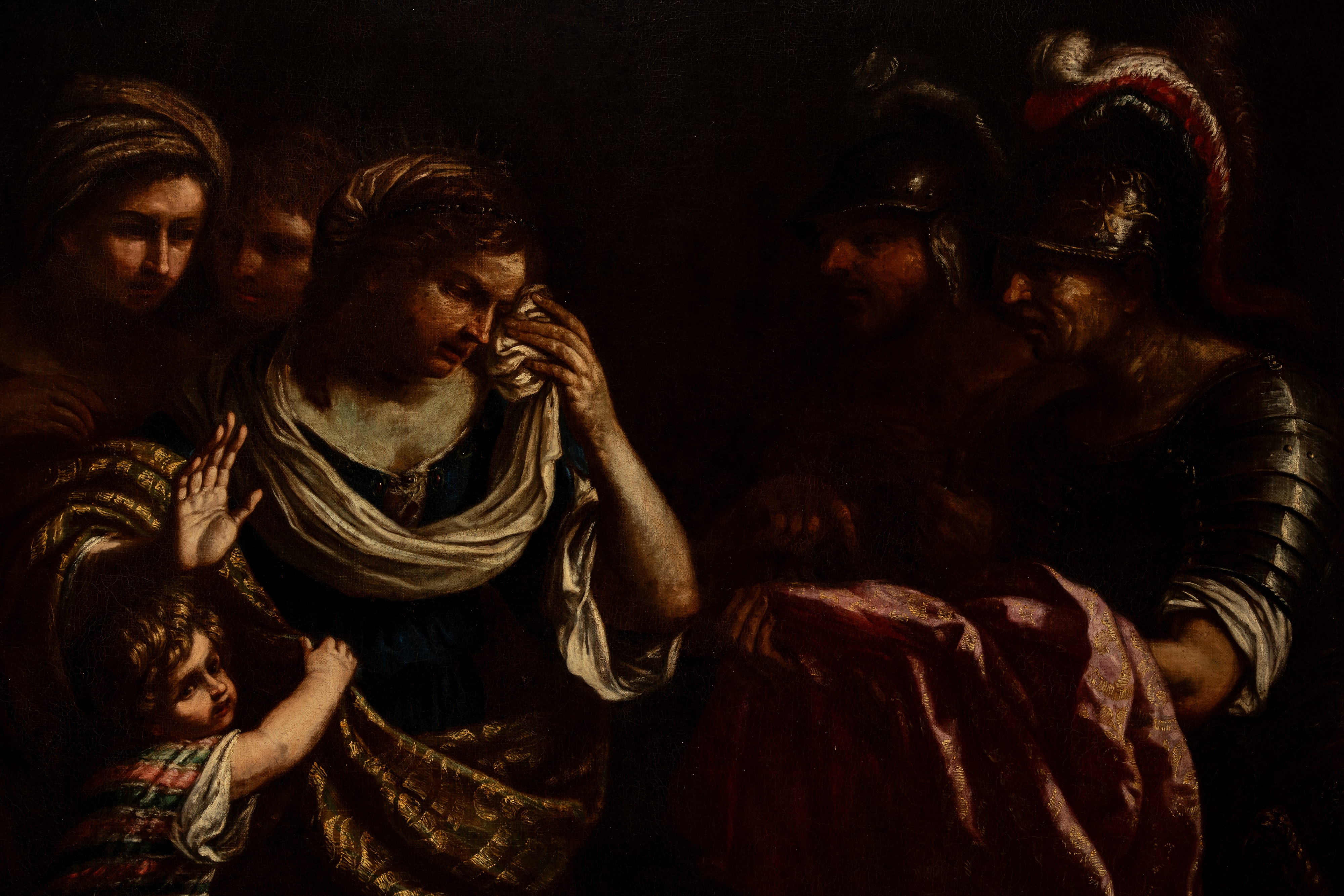 Giulia che riceve la veste insanguinata di Pompeo