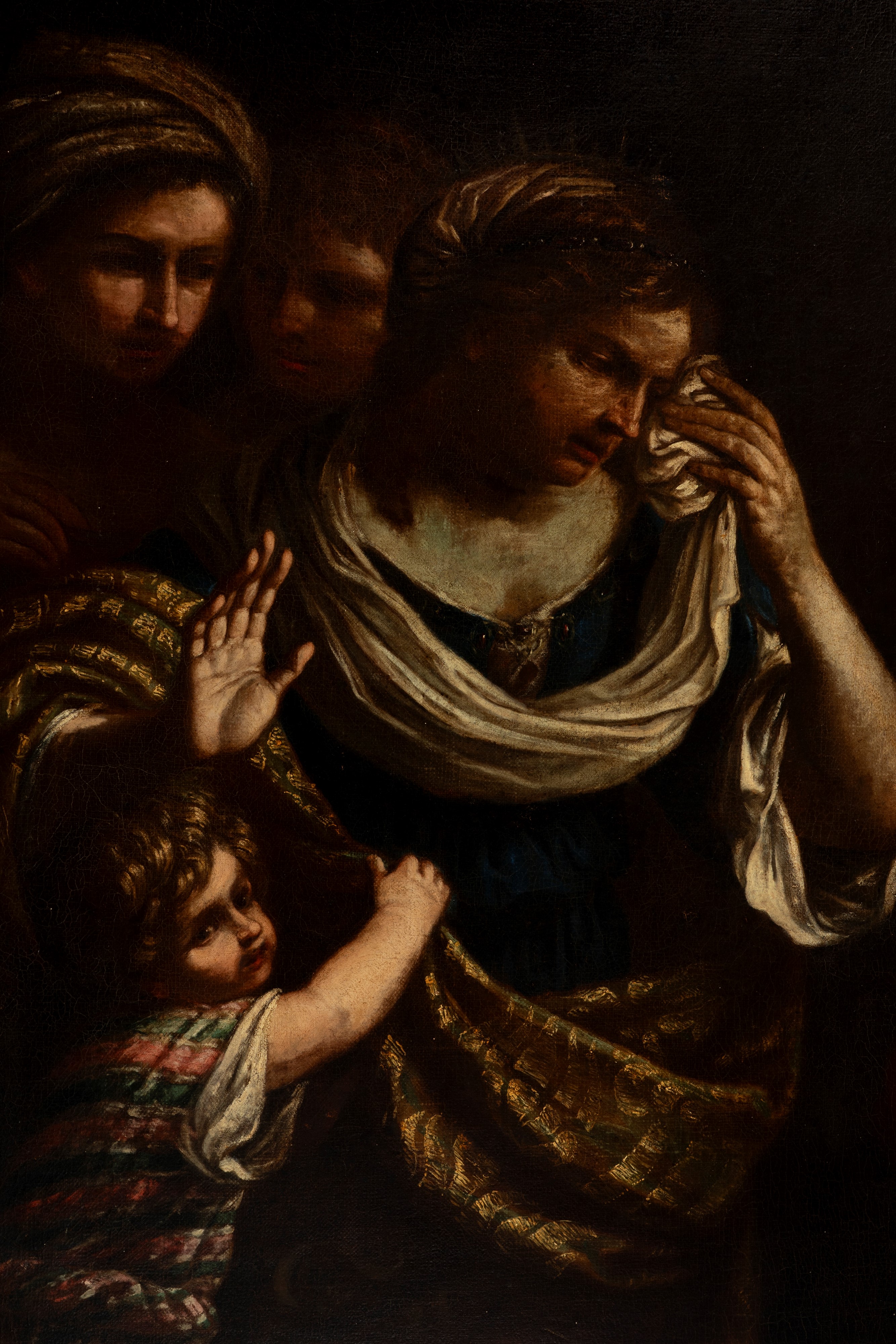 Giovanni Battista Bolognini - Giulia che riceve la veste insanguinata di Pompeo, olio su tela