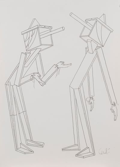 Tre disegni di Pinocchio