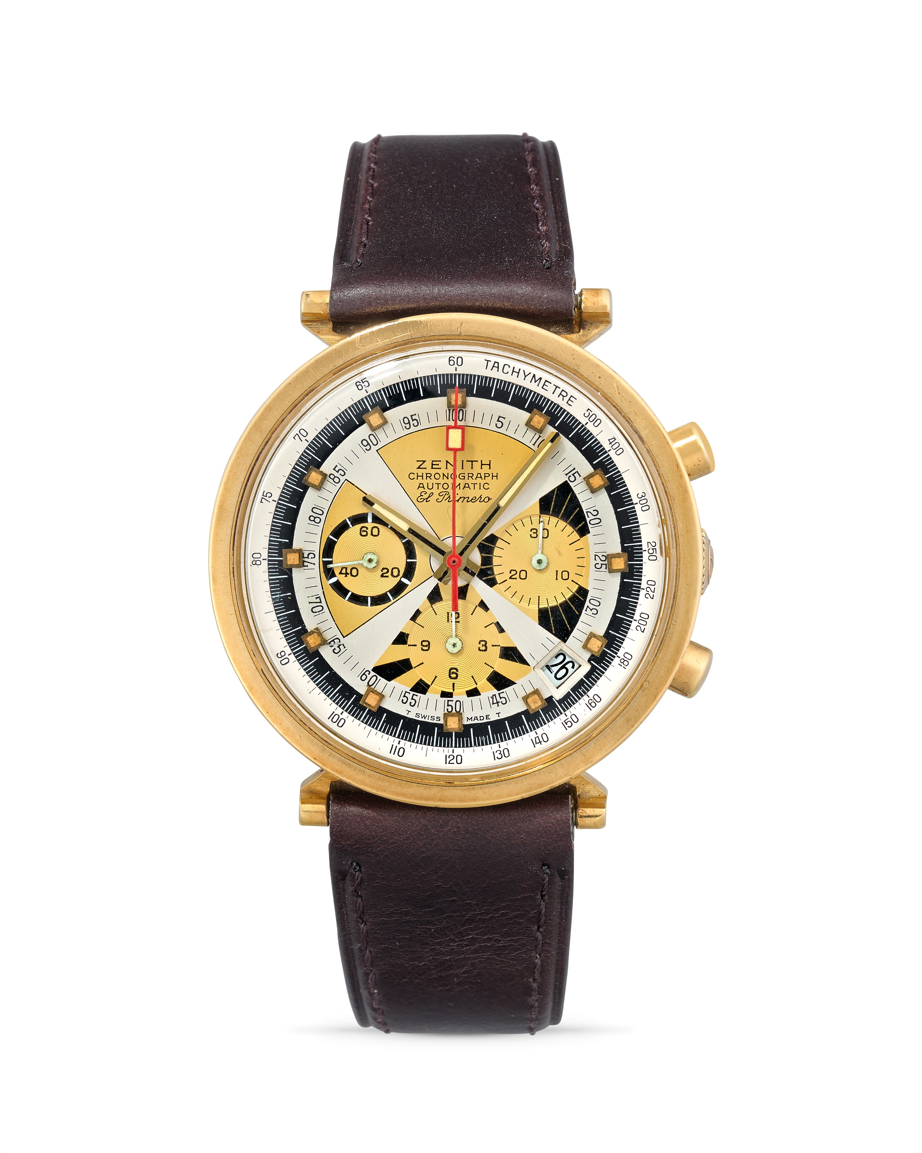 Zenith - El Primero G383, orologio da polso in oro 18k