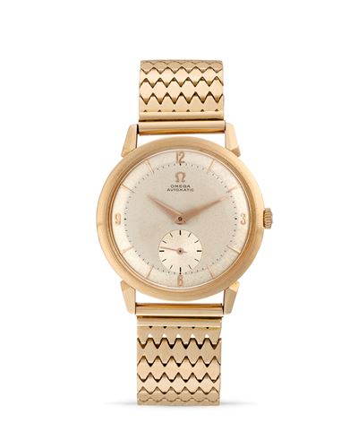 Orologio da polso in oro rosa 18k con movimento automatico calibro 491