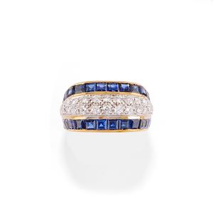 Anello con zaffiri