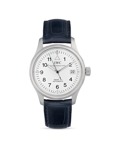 Pilot Mark XV 3253, Orologio automatico in acciaio con quadrante bianco