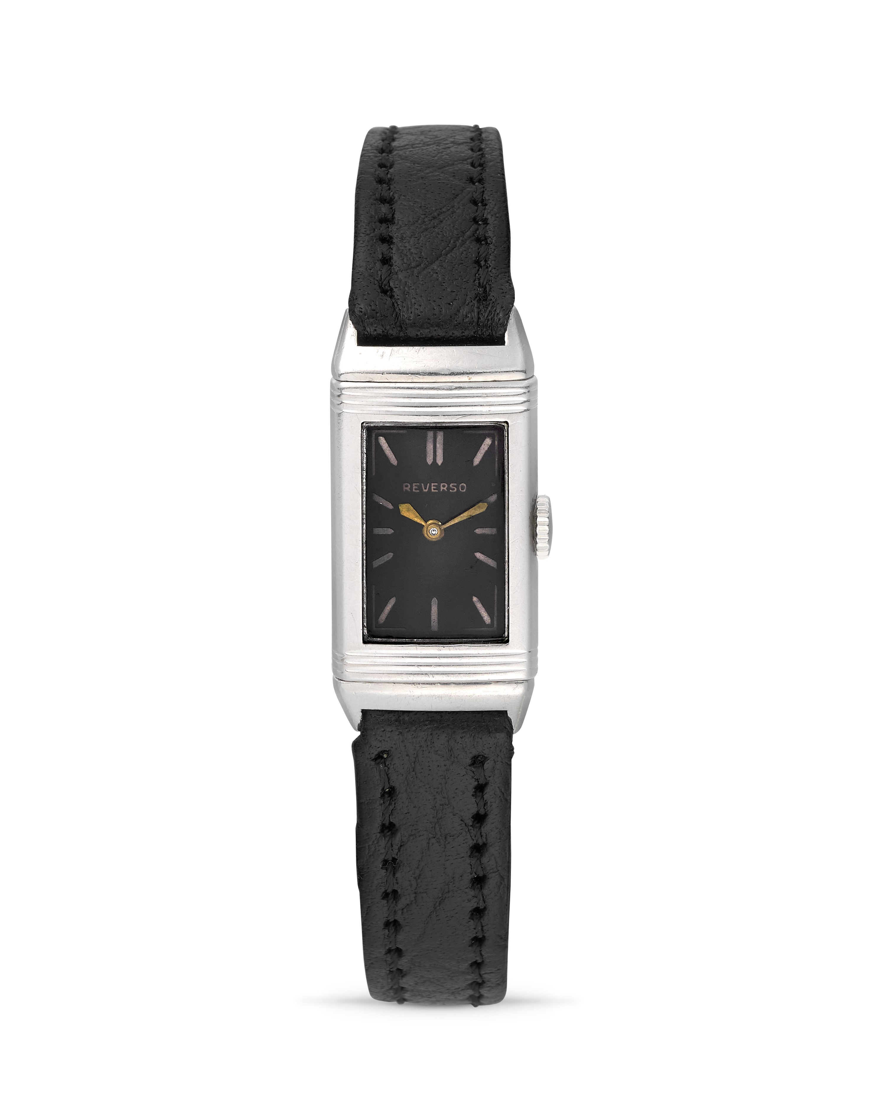 Jaeger-lecoultre - Cassa reversibile personalizzata, Hausmann&Co., anni '30, Acciaio, 33 x 16 mm