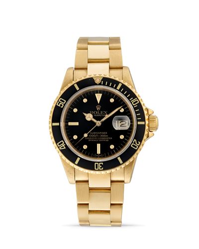 Submariner 16808, orologio automatico in oro 18K con bracciale Oyster