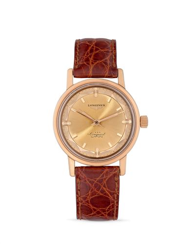Conquest Deluxe 9021-12, Orologio automatico in oro rosa 18k