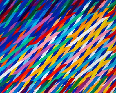 Super partes I, olio su tela, 2002