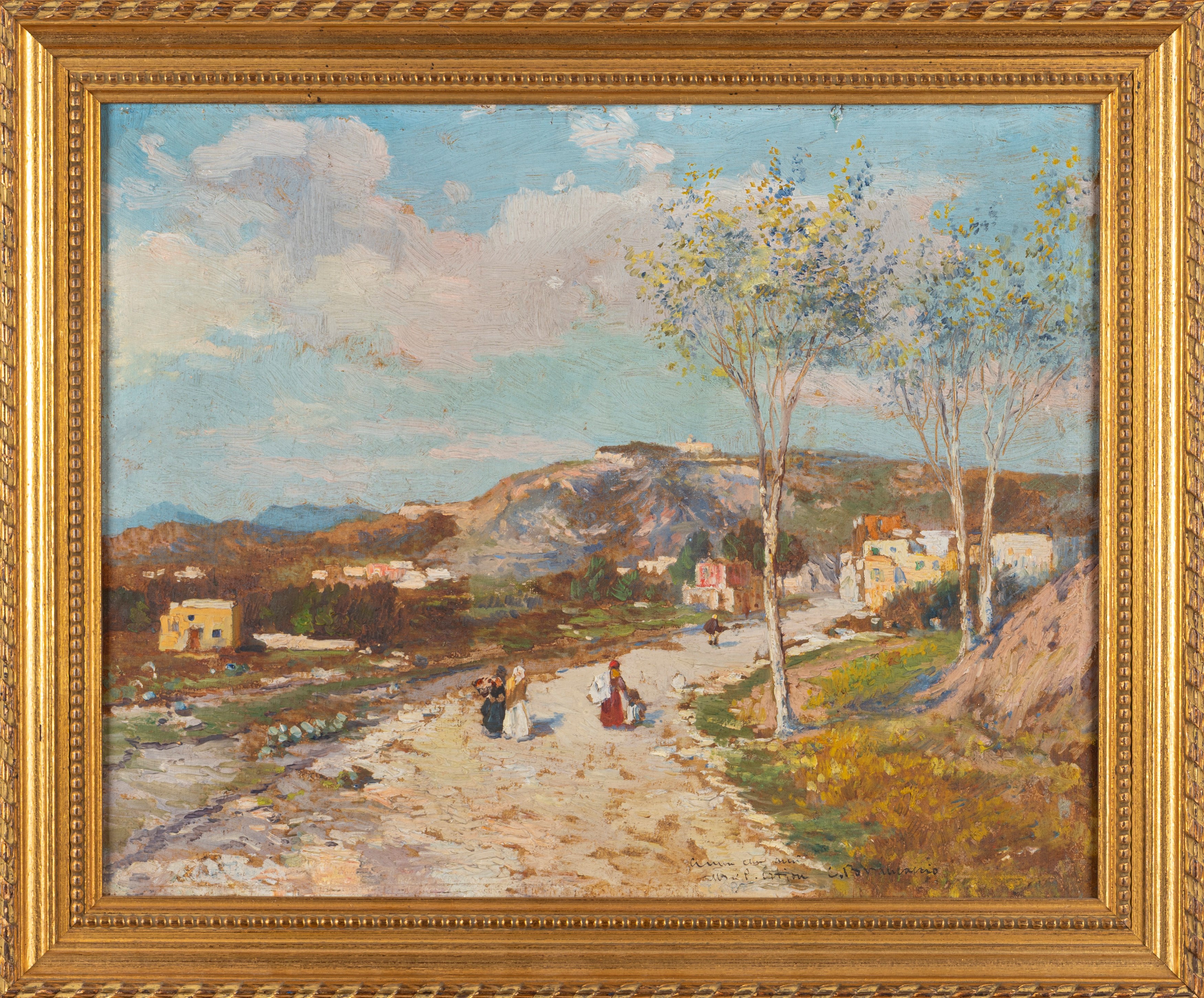 Carlo Brancaccio - Napoli, la Collina con L'eremo dei Camaldoli