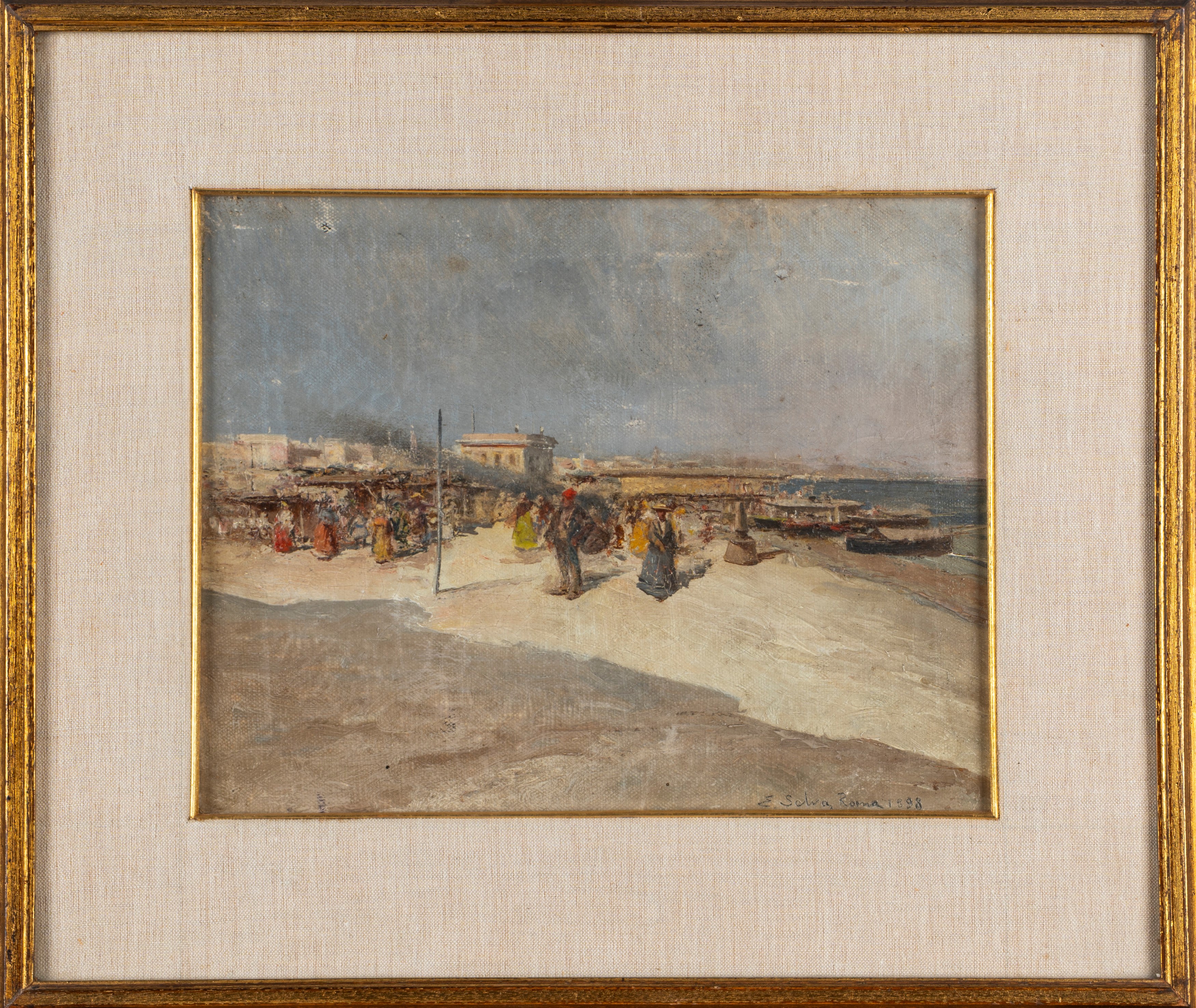 Eugenio Selva - Il Mercato al Porto