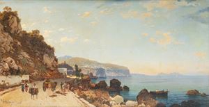 View of the Sorrento Coast with Capri