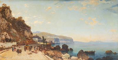 Veduta della Costiera Sorrentina con Capri