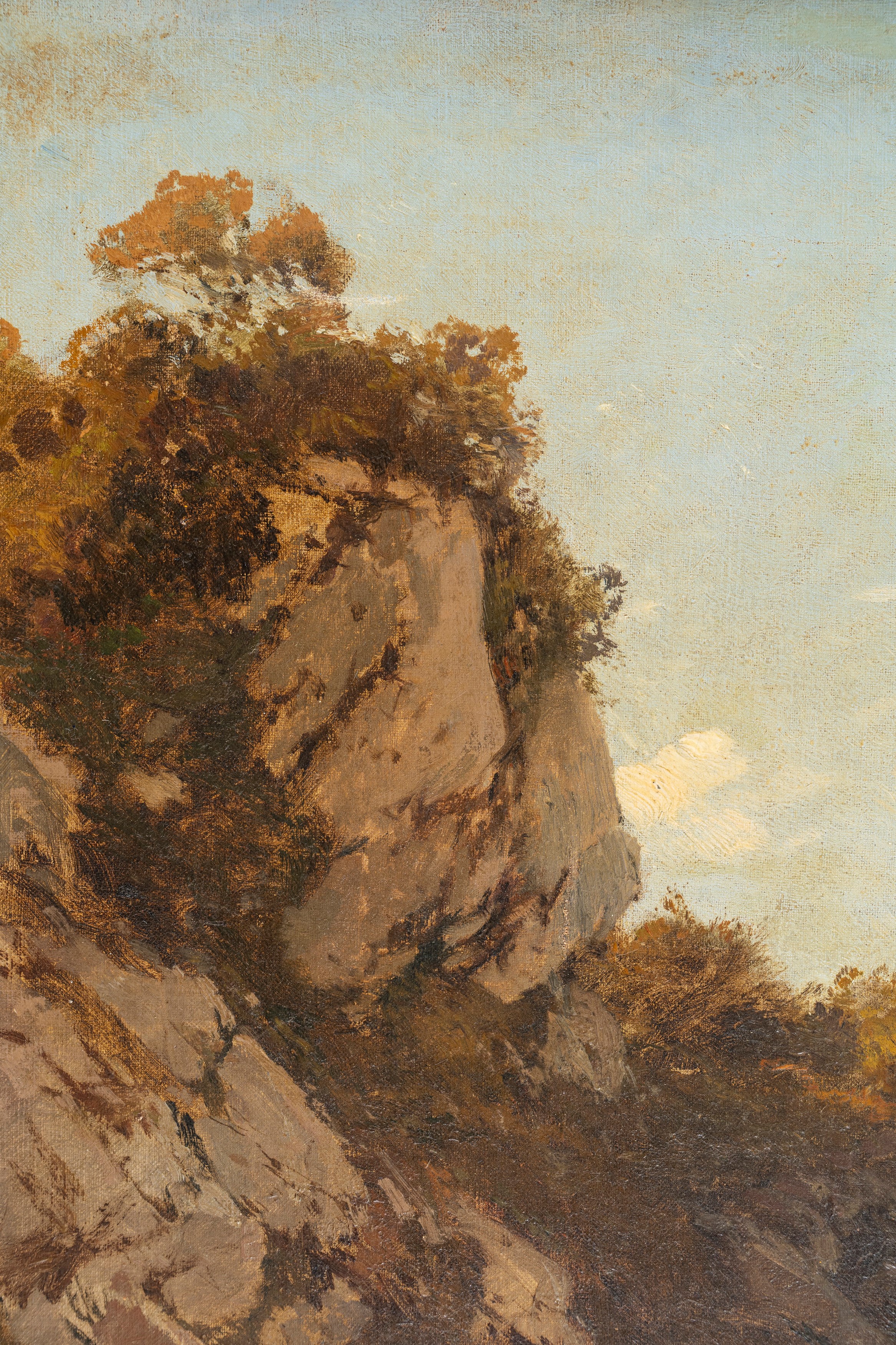 Hermann David Salomon Corrodi - Veduta della Costiera Sorrentina con Capri