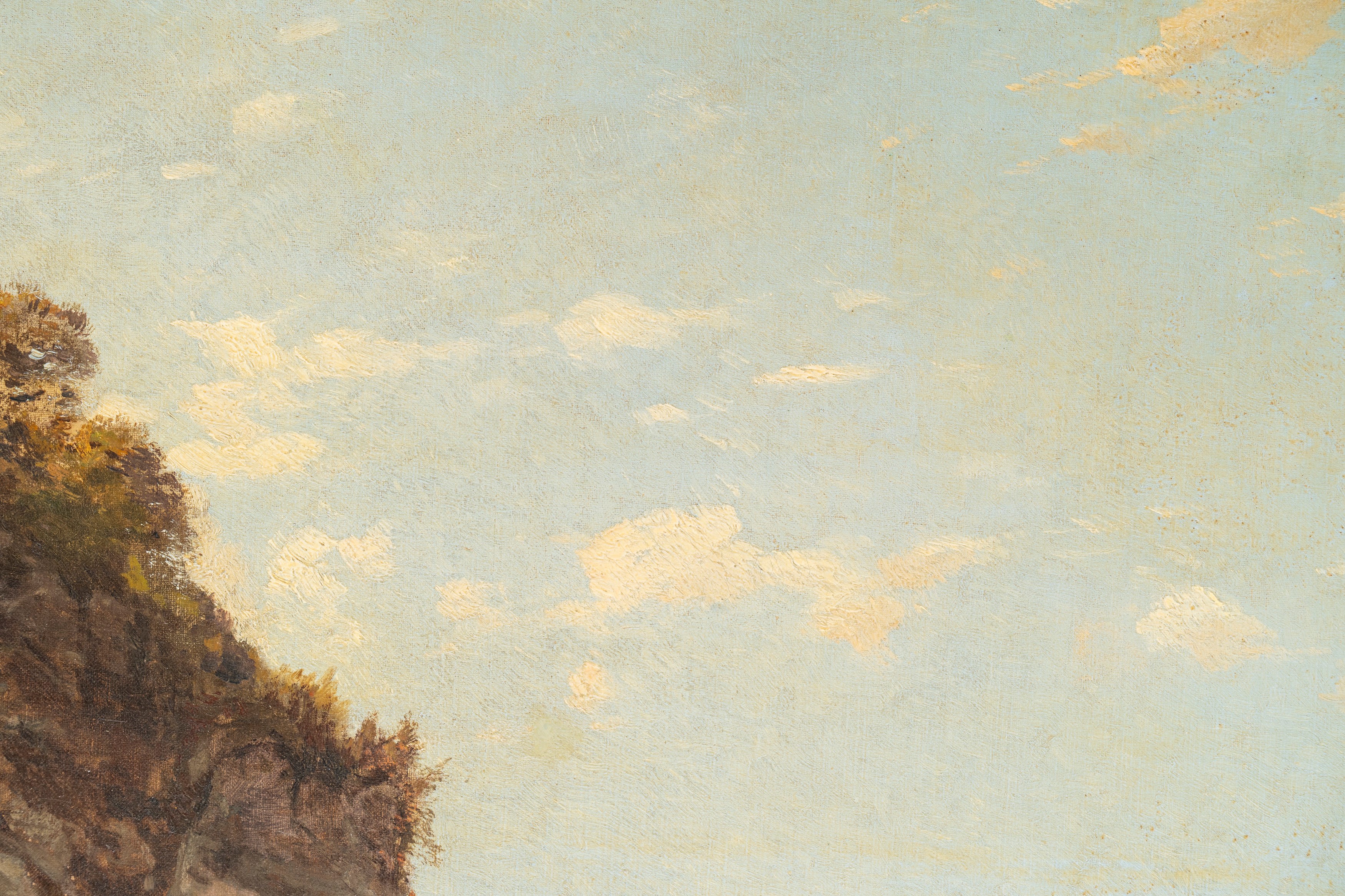 Hermann David Salomon Corrodi - Veduta della Costiera Sorrentina con Capri