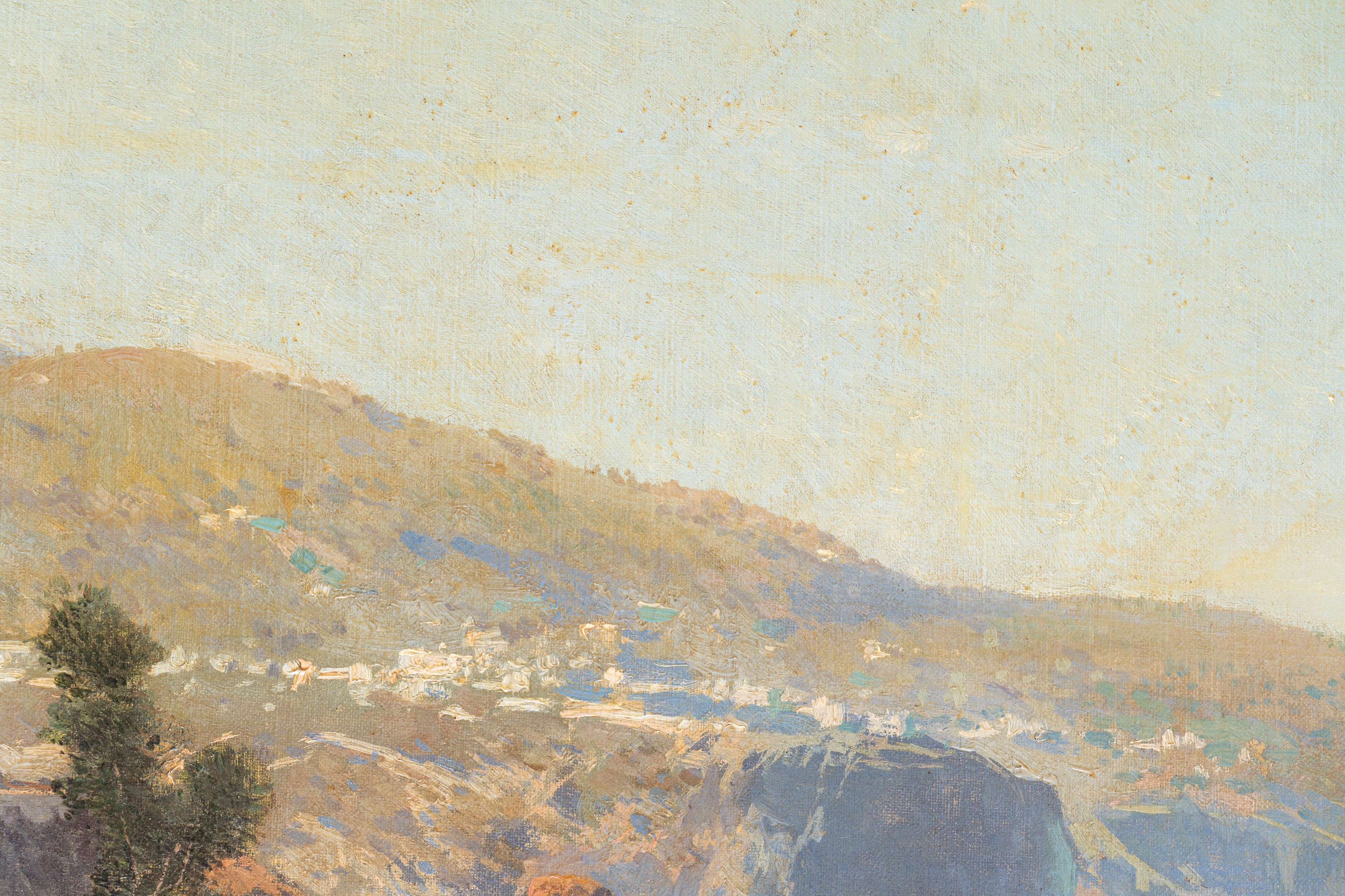 Hermann David Salomon Corrodi - Veduta della Costiera Sorrentina con Capri