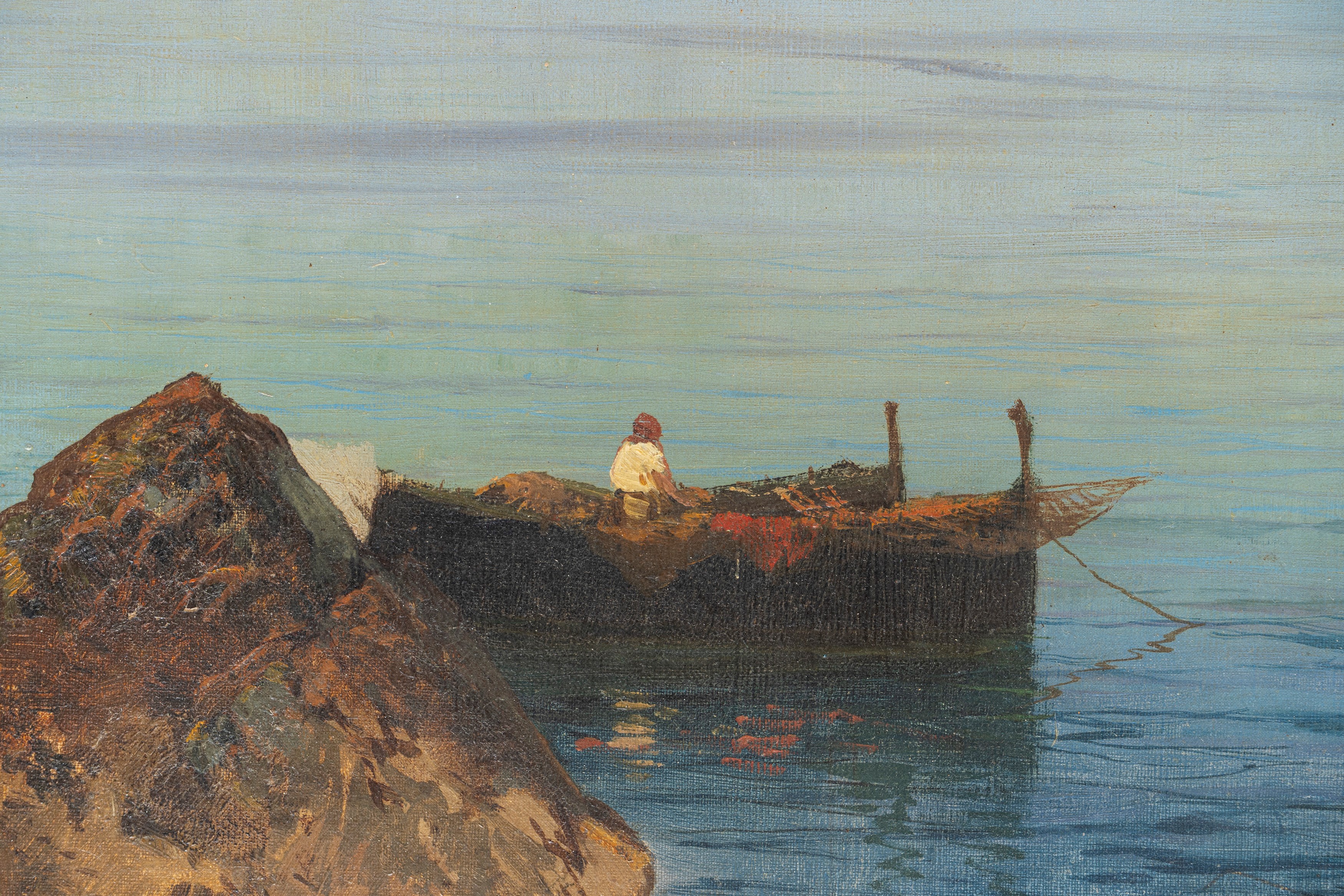 Hermann David Salomon Corrodi - Veduta della Costiera Sorrentina con Capri