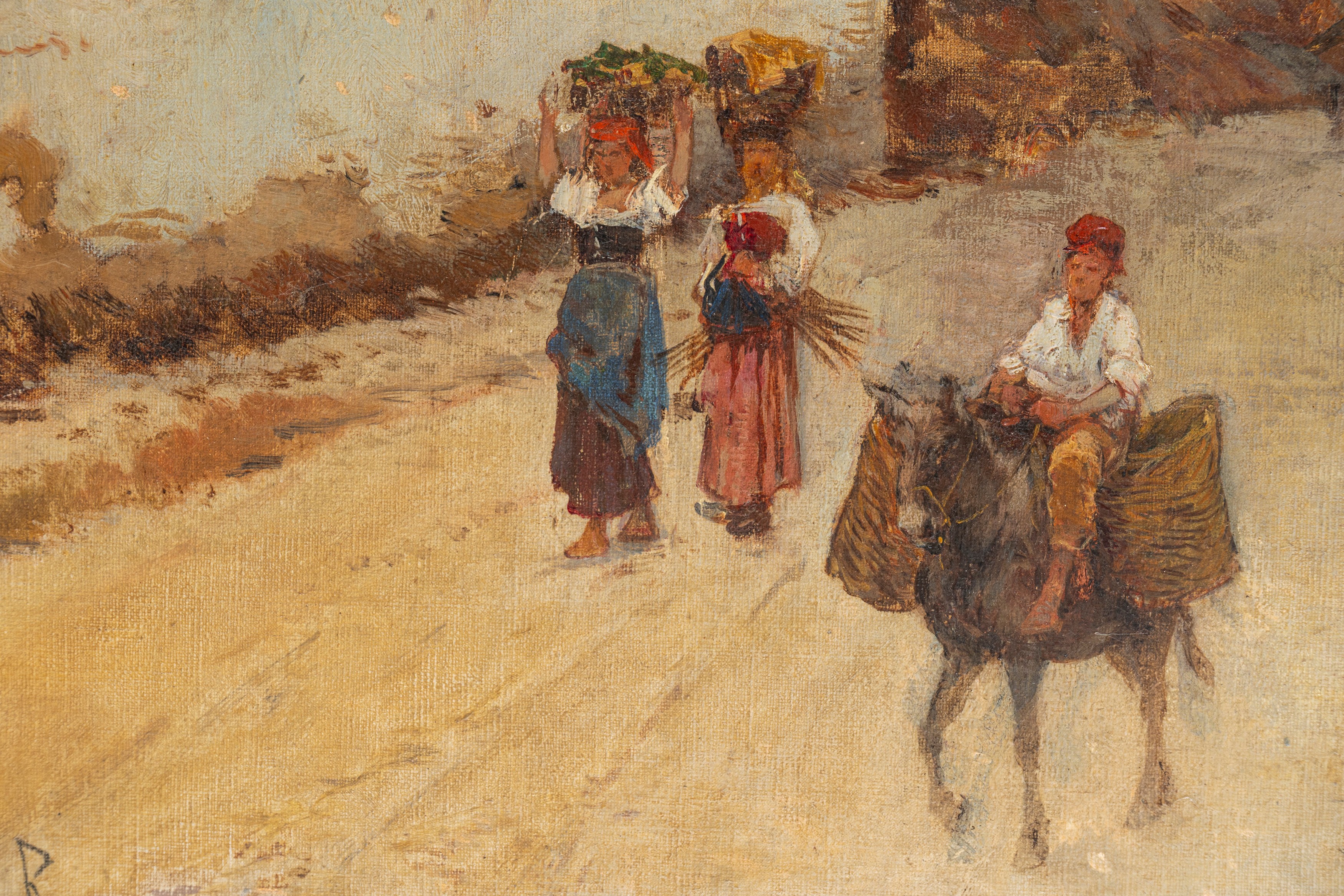 Hermann David Salomon Corrodi - Veduta della Costiera Sorrentina con Capri