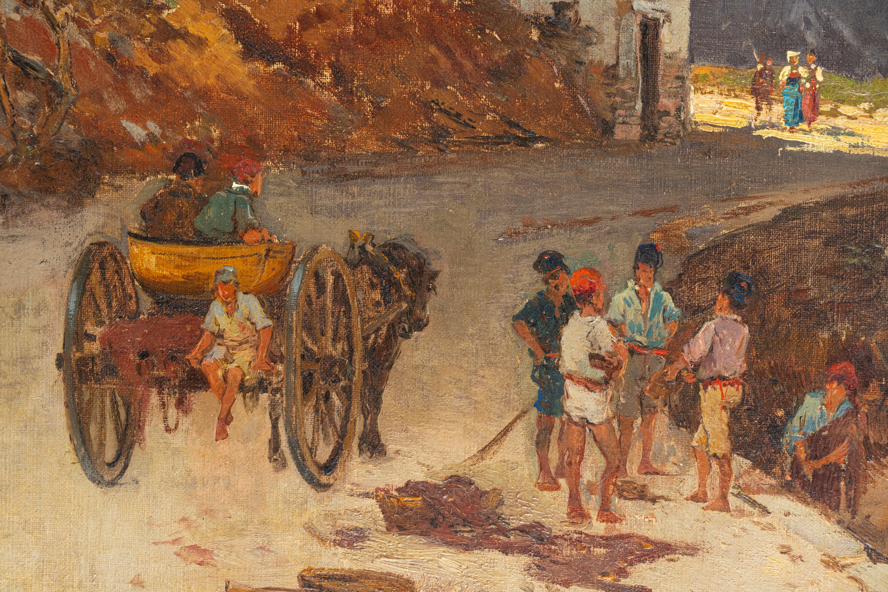 Hermann David Salomon Corrodi - Veduta della Costiera Sorrentina con Capri