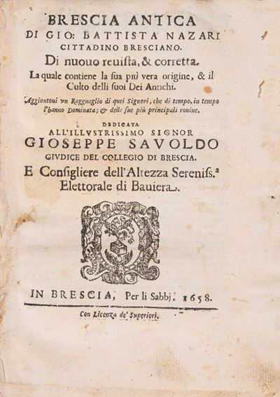 Brescia antica, 1658