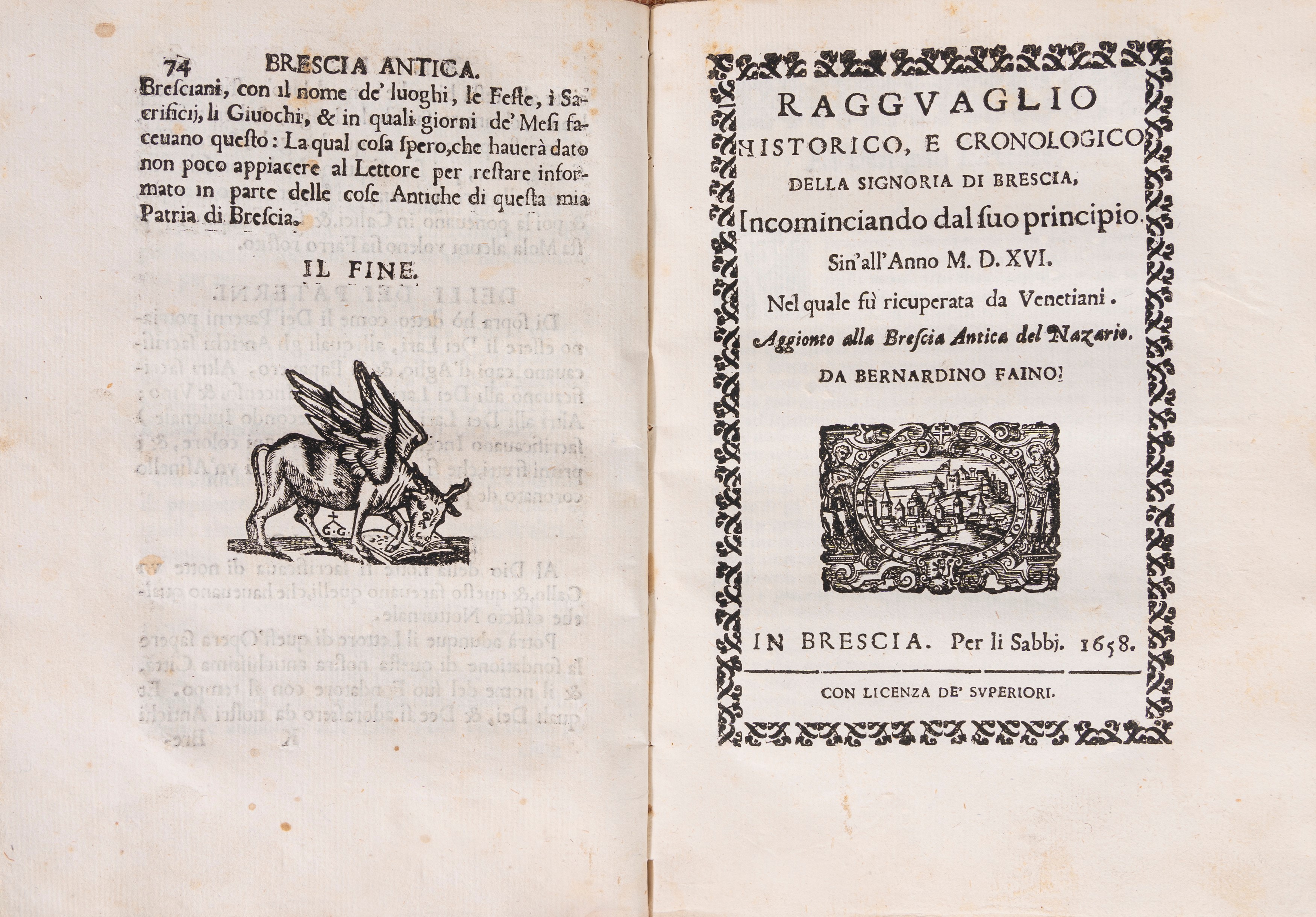 Giovanni Battista Nazari - Brescia antica, 1658