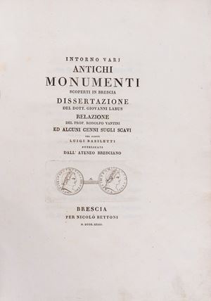 Around various ancient monuments discovered in Brescia