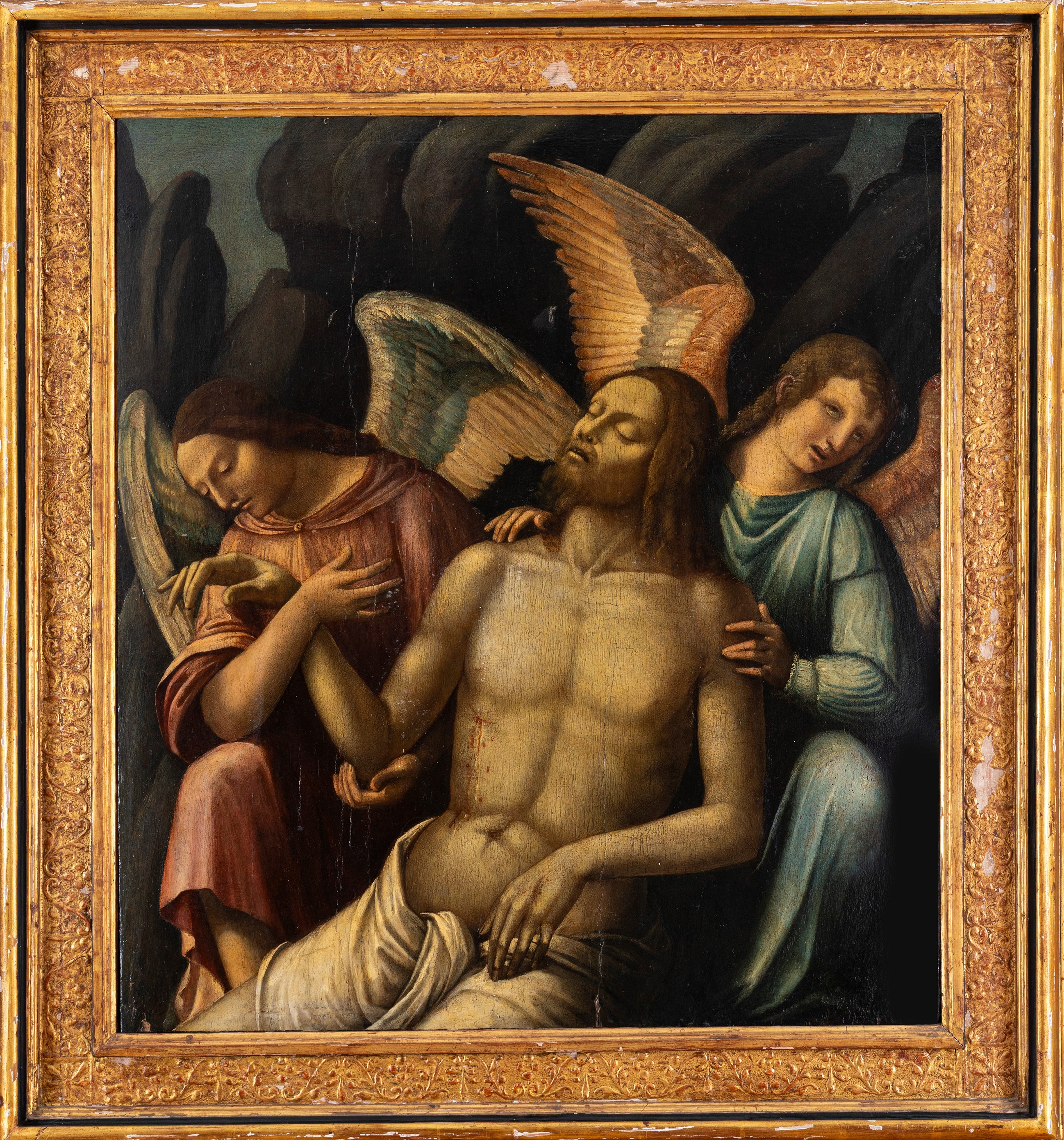 Pietà con angeli