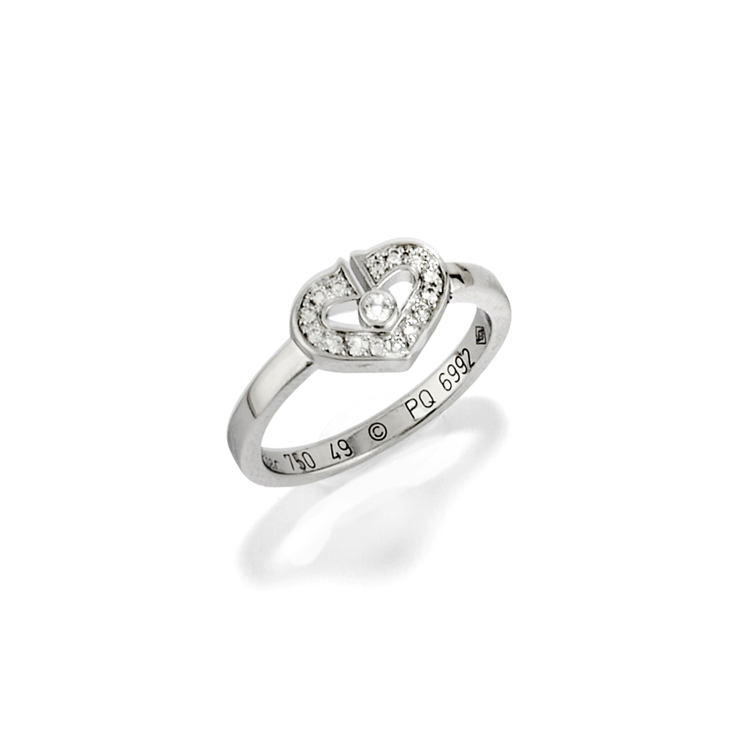 Cartier - Anello Collezione C Heart Diamond