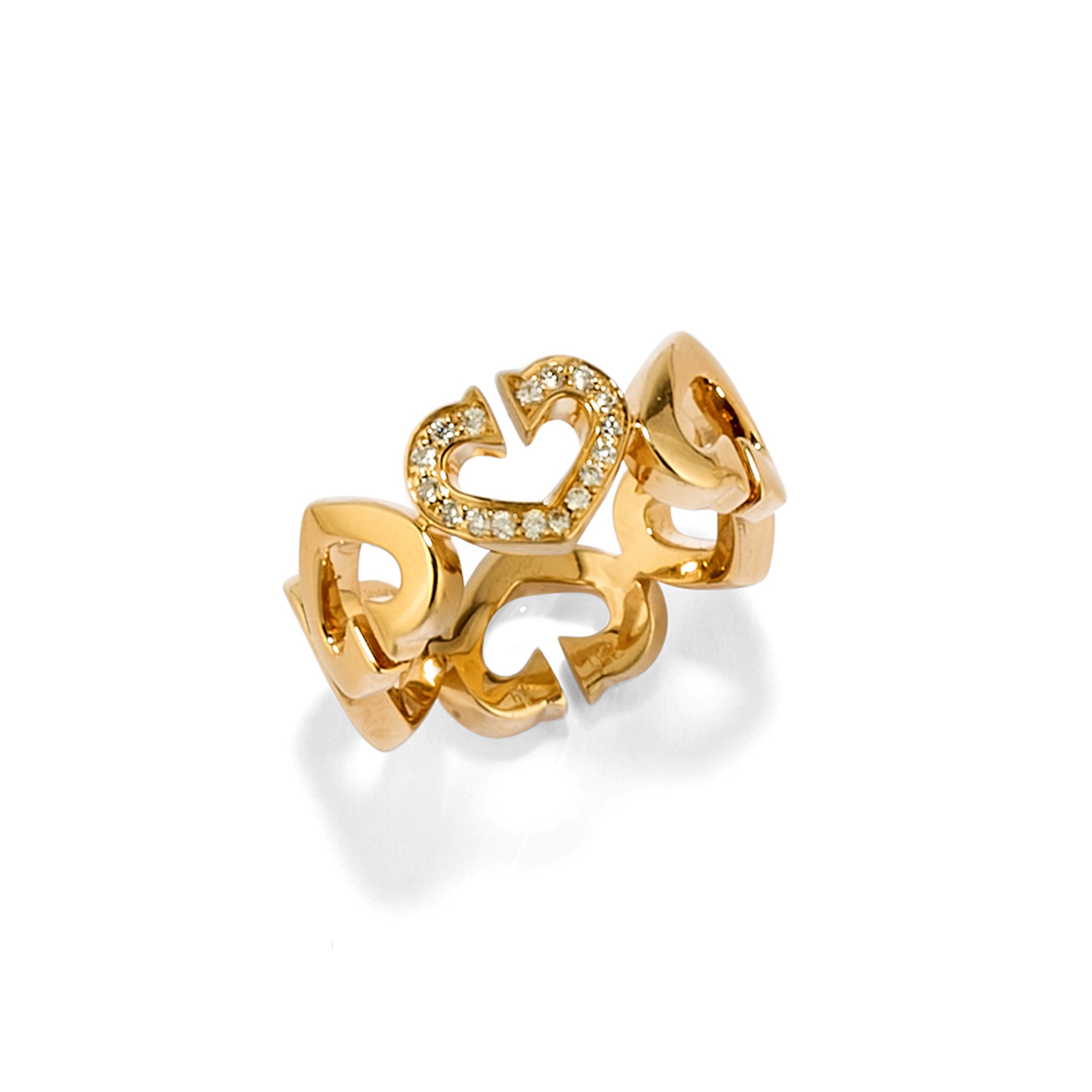 Anello Collezione C De Cartier Heart Ring