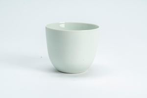 White porcelain cup with apocryphal Qianlong mark, China, early 20th century