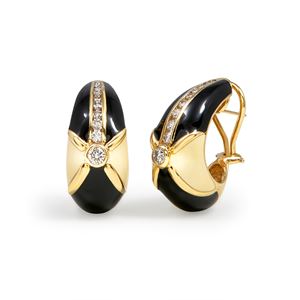 Orecchini con smalti 