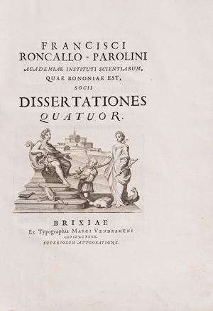 Francisci Roncallo-Parolini Dissertationes quatuor
