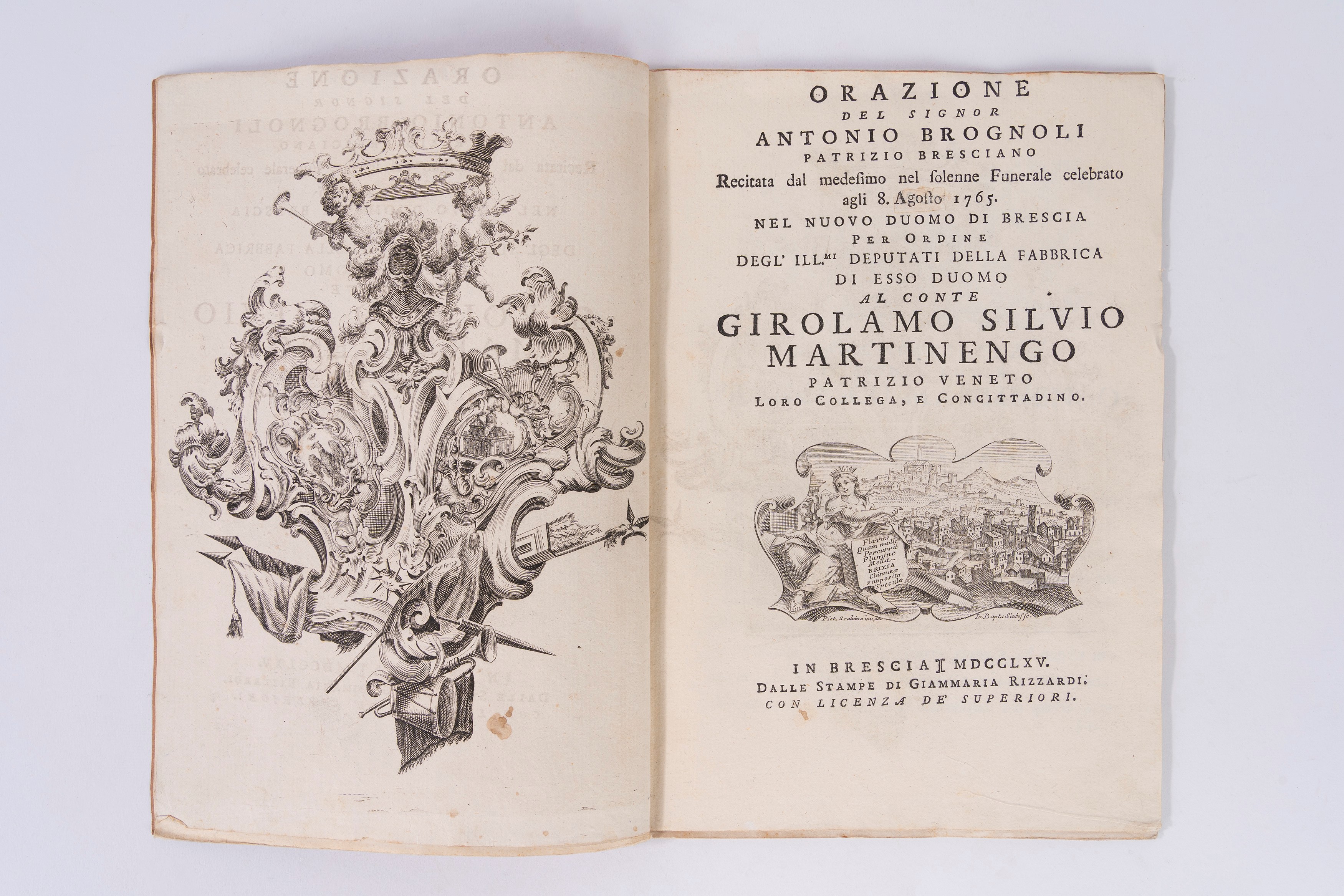 Antonio Sambuca - Due lettere alla nobildonna contessa Marianna Colloredo Crivelli con poesie per...
