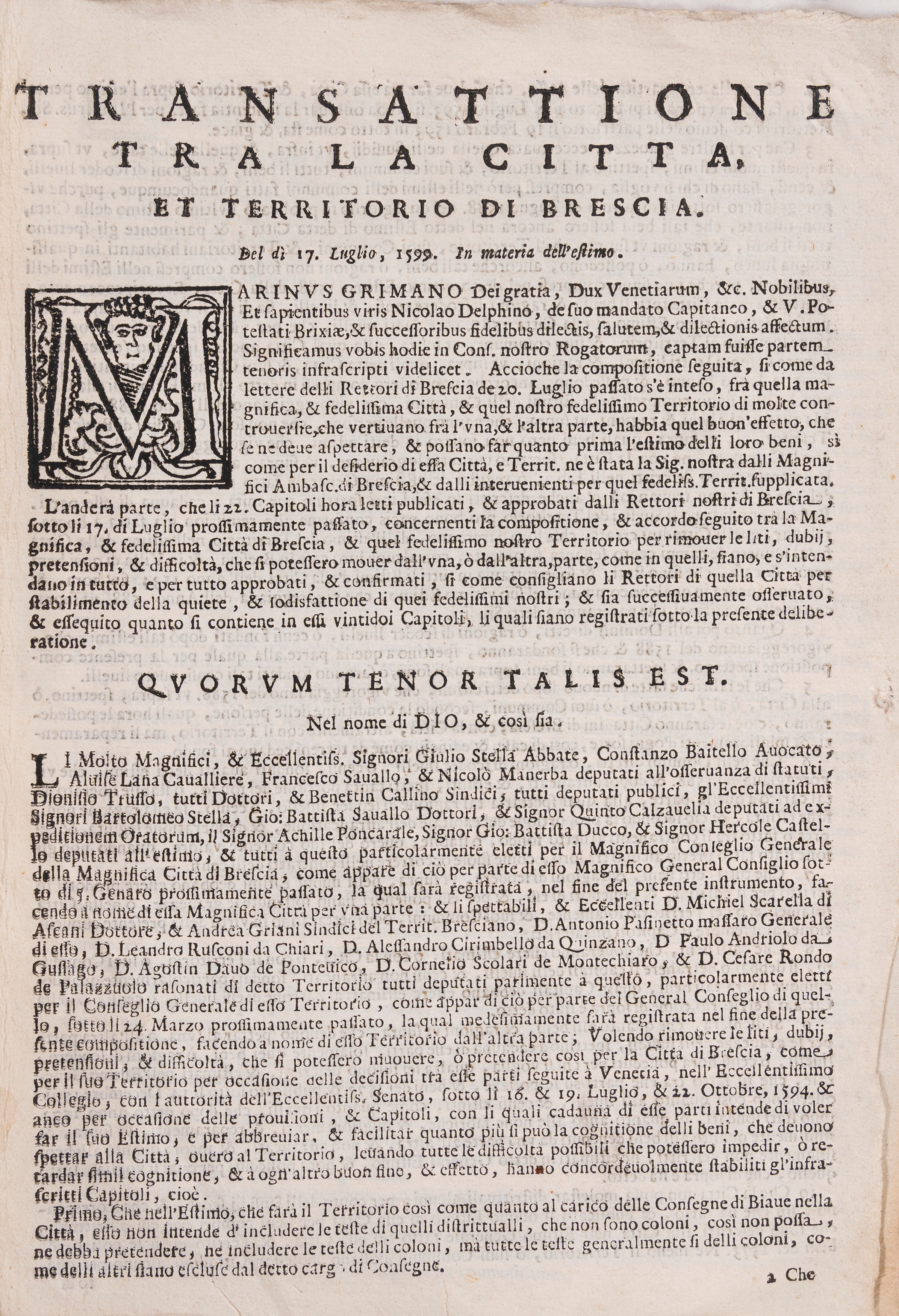 Statuti della comunità di Riviera del Garda, Statuta datiaria, criminalia et civilia totius commu...