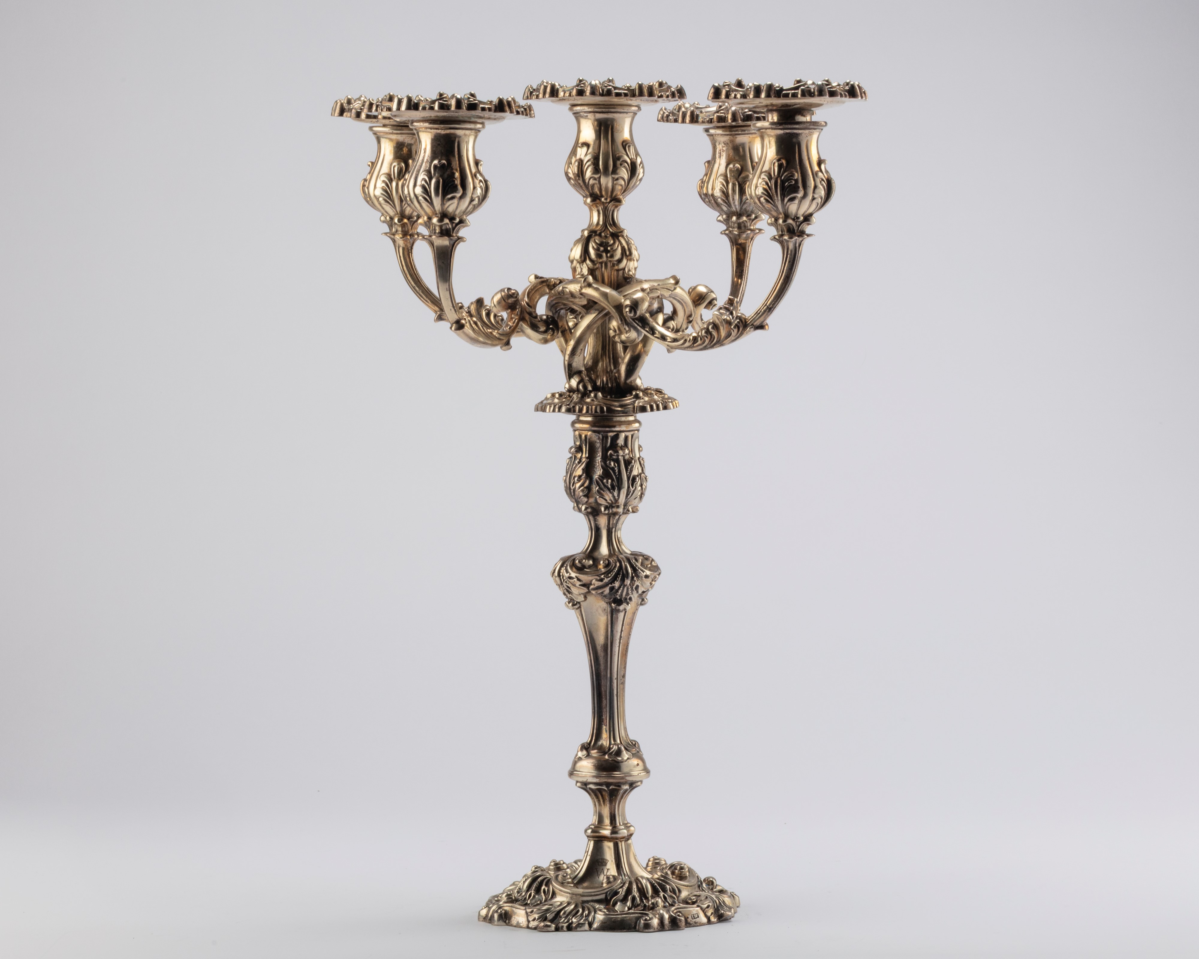 John Watson & Son - Grande candelabro in argento, Sheffield 1840
