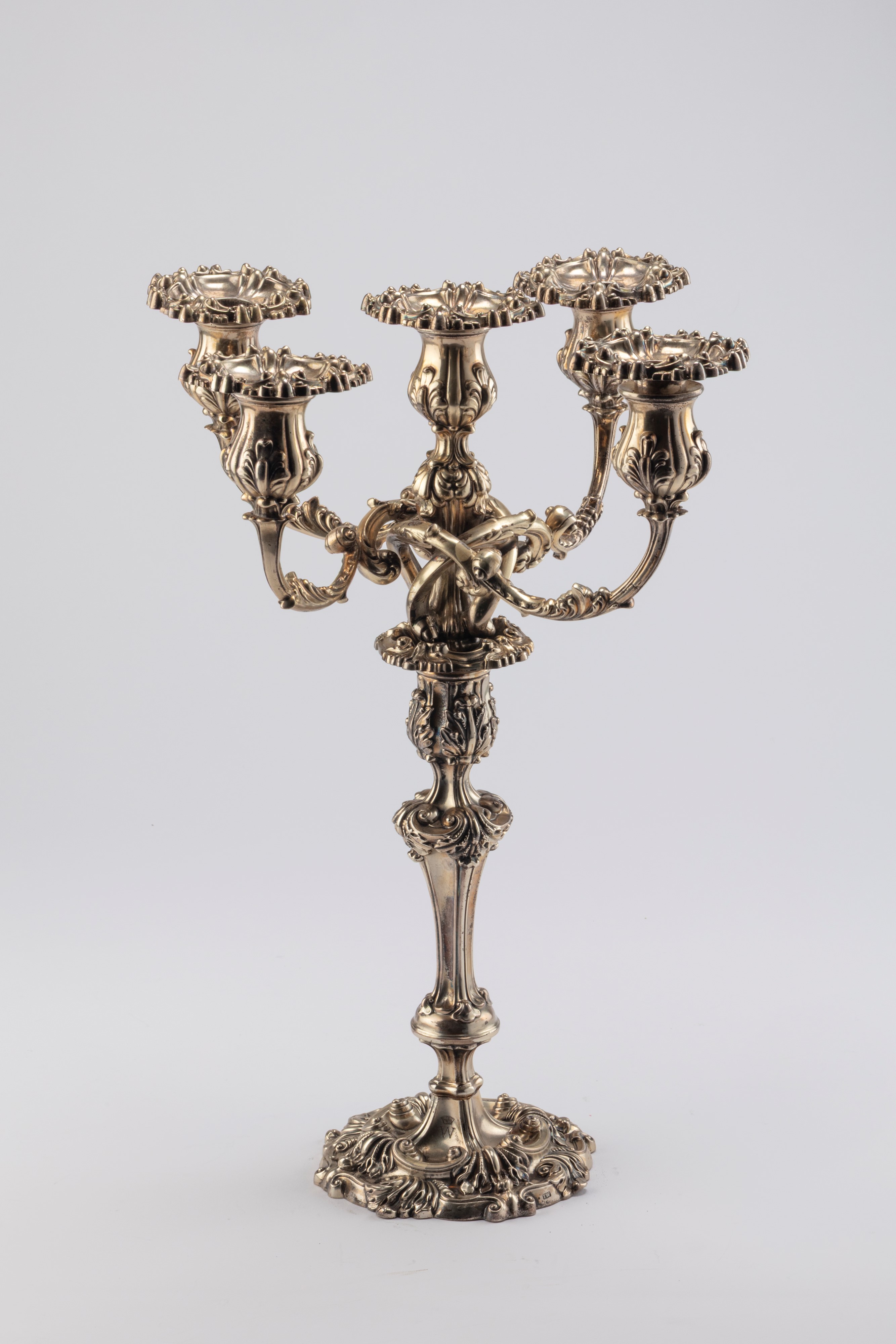 John Watson & Son - Grande candelabro in argento, Sheffield 1840