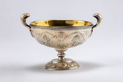 Coppa delle serie 'Boscoreale', argento 925 e vermeil
