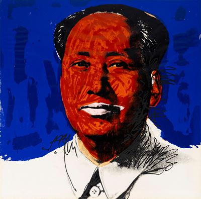 Mao Tse Tung, serigrafia a colori, 1972