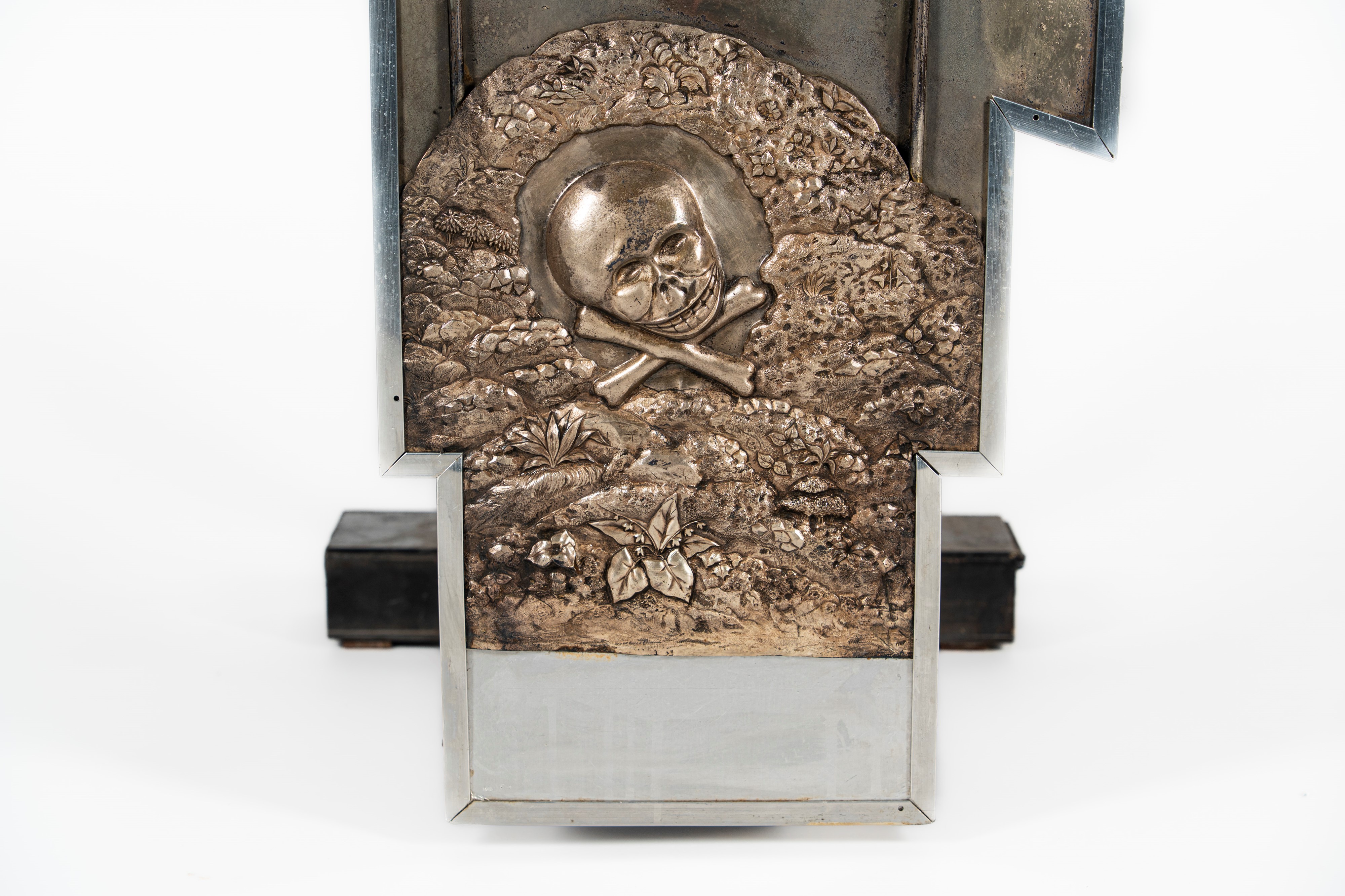 Grande Cristo crocifisso su tavola rivestita in argento. Khlebnikov. Mosca, 1890